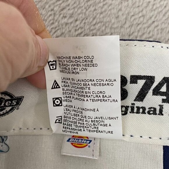 Dickies Men's 874 Work Pants 50X30 Navy Original Fit Polyester Cotton Durable - Picture 11 of 14
